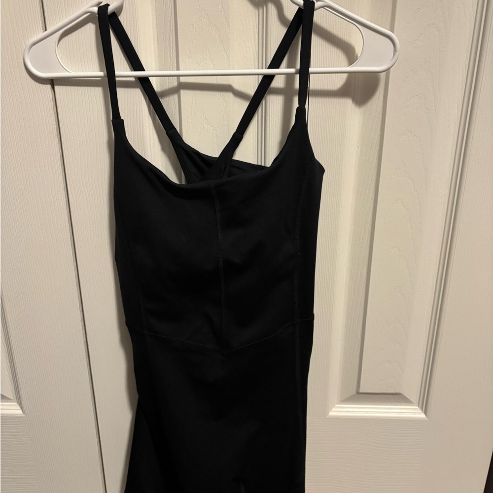 Black Athletic Romper
